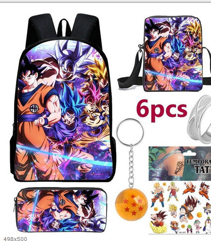 Dragon Ball Children's Backpack Three-Piece Set