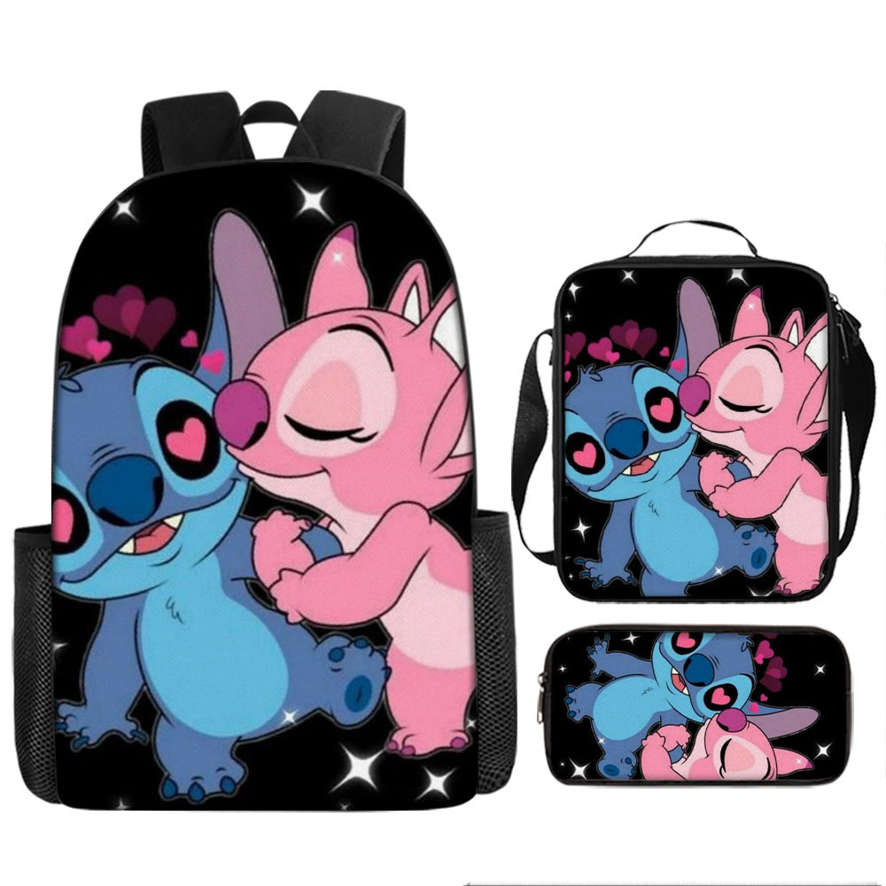 Stitch Children's Backpack Three-Piece Set