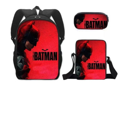 Spider Man Children's Backpack Three-Piece Set