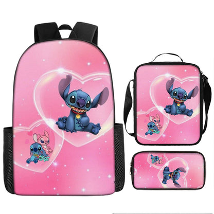 Stitch Children's Backpack Three-Piece Set