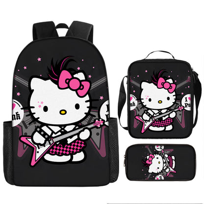 Hello Kitty Children's Backpack Three-Piece Set