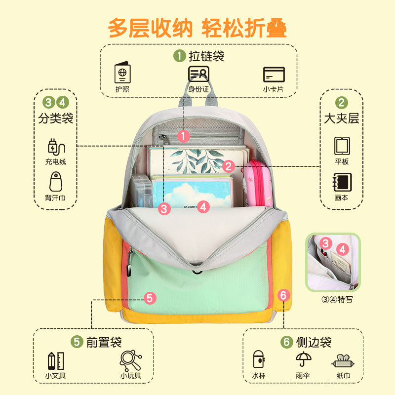 Japanese-style Waterproof Kindergarten Children's Backpack