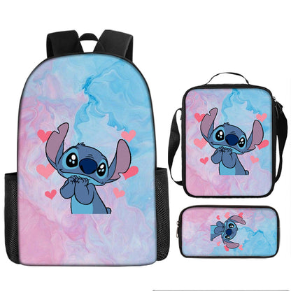 Stitch Children's Backpack Three-Piece Set