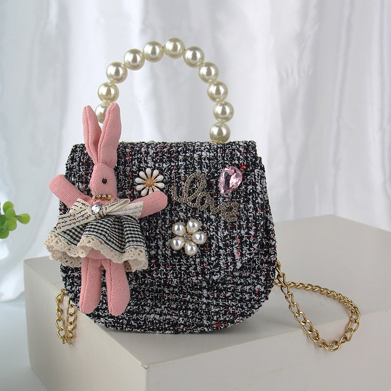 Bunny Faux Pearl Mini Cross-Body Bag