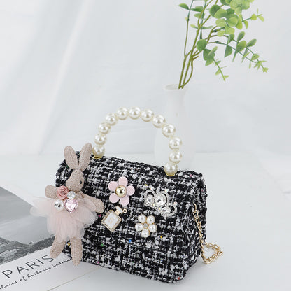 Bunny Faux Pearl Mini Cross-Body Bag