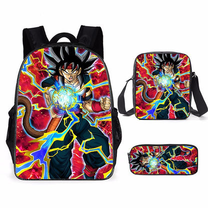 Dragon Ball Children's Backpack Three-Piece Set