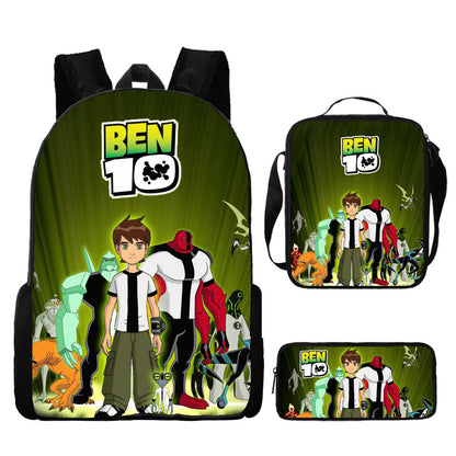 Ben 10 Children's Backpack Three-Piece Set
