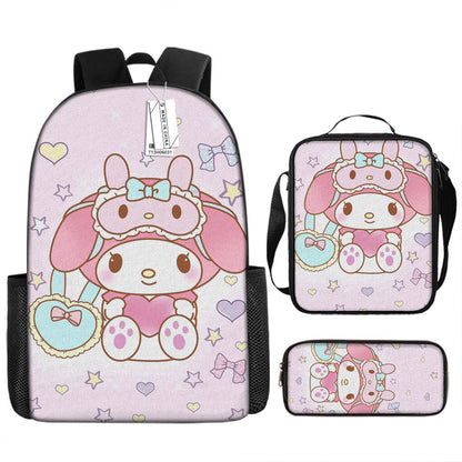 Hello Kitty Children's Backpack Three-Piece Set