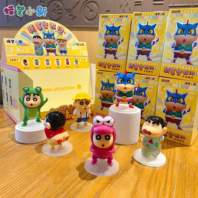 Crayon Shin chan chan Metamorphosis Series Blind Box Ornament Trendy Toy Doll Toy Small Gift