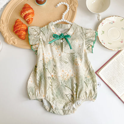 Baby Girl Chinese Style Onesie/Dress