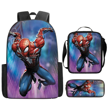 Spider Man Children's Backpack Three-Piece Set