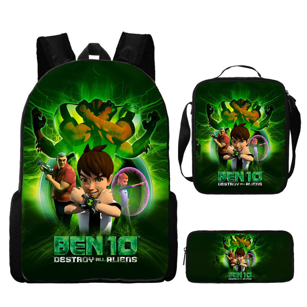 Ben 10 Children's Backpack Three-Piece Set