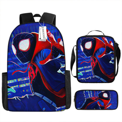 Spider Man Children's Backpack Three-Piece Set