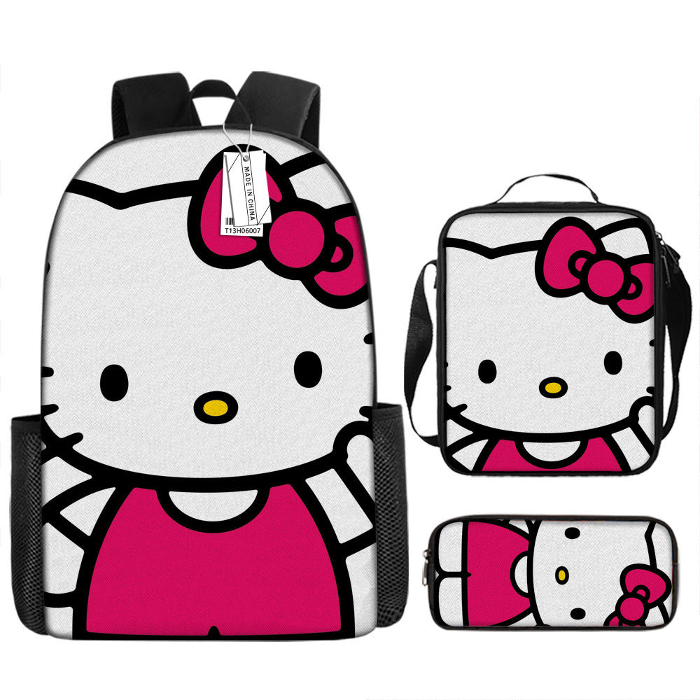 Hello Kitty Children's Backpack Three-Piece Set