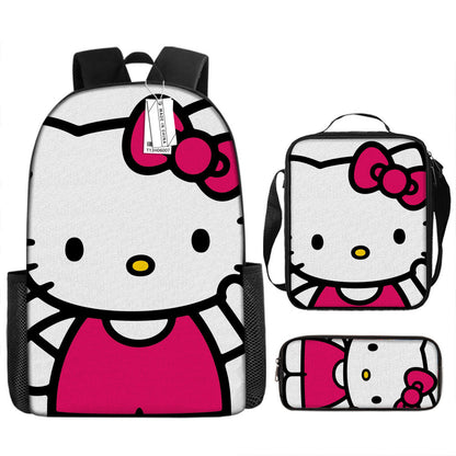 Hello Kitty Children's Backpack Three-Piece Set