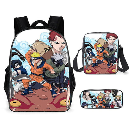 NARUTO Children's Backpack Three-Piece Set