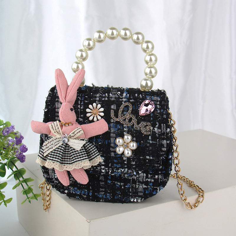 Bunny Faux Pearl Mini Cross-Body Bag