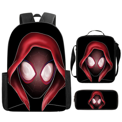 Spider Man Children's Backpack Three-Piece Set