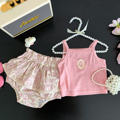 Baby Girl Floral Two-Piece Set