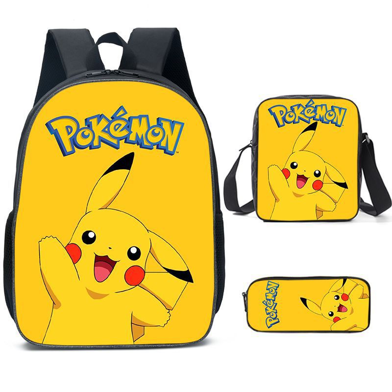 Pokemon Children's Backpack Three-Piece Set