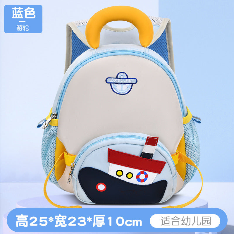 Large Capacity Double Shoulder Kindergarten Children's Backpack
