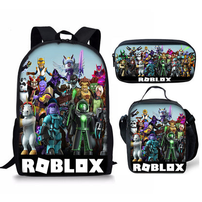 Roblox Children's Backpack Three-Piece Set