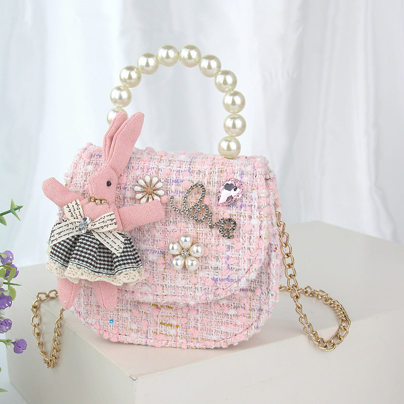 Bunny Faux Pearl Mini Cross-Body Bag