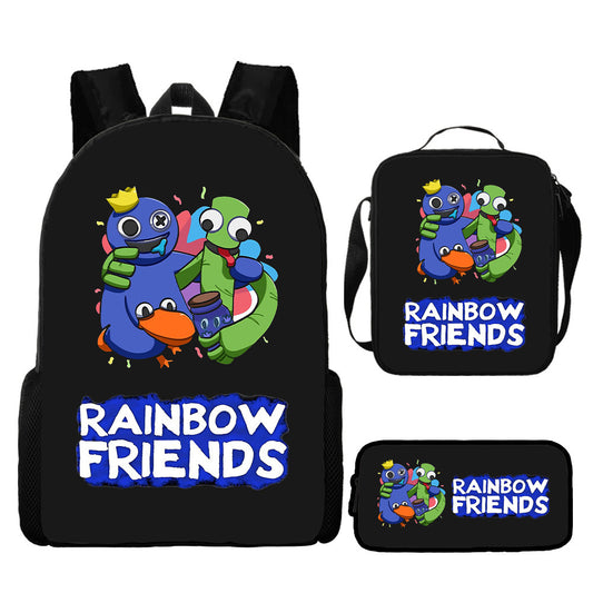 Rainbow Friends 儿童背包三件套