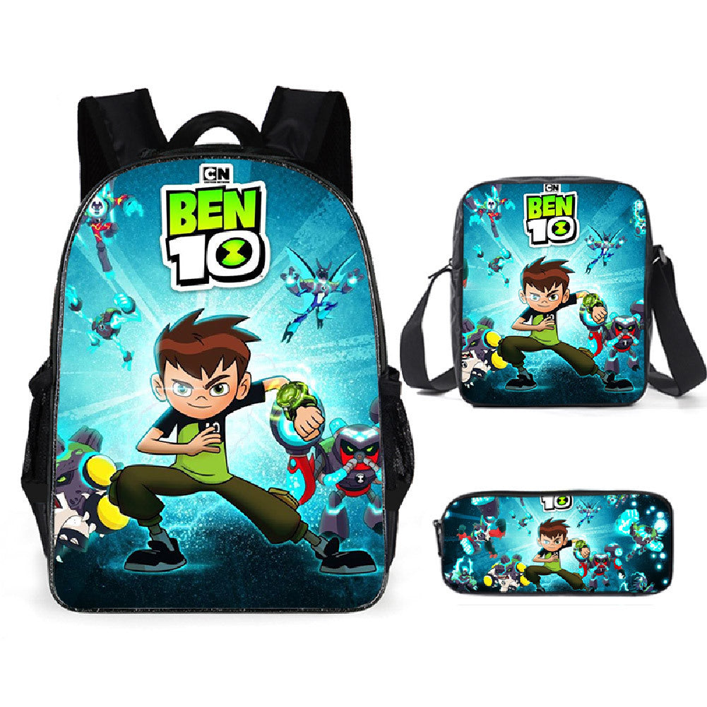 Ben 10 Children's Backpack Three-Piece Set