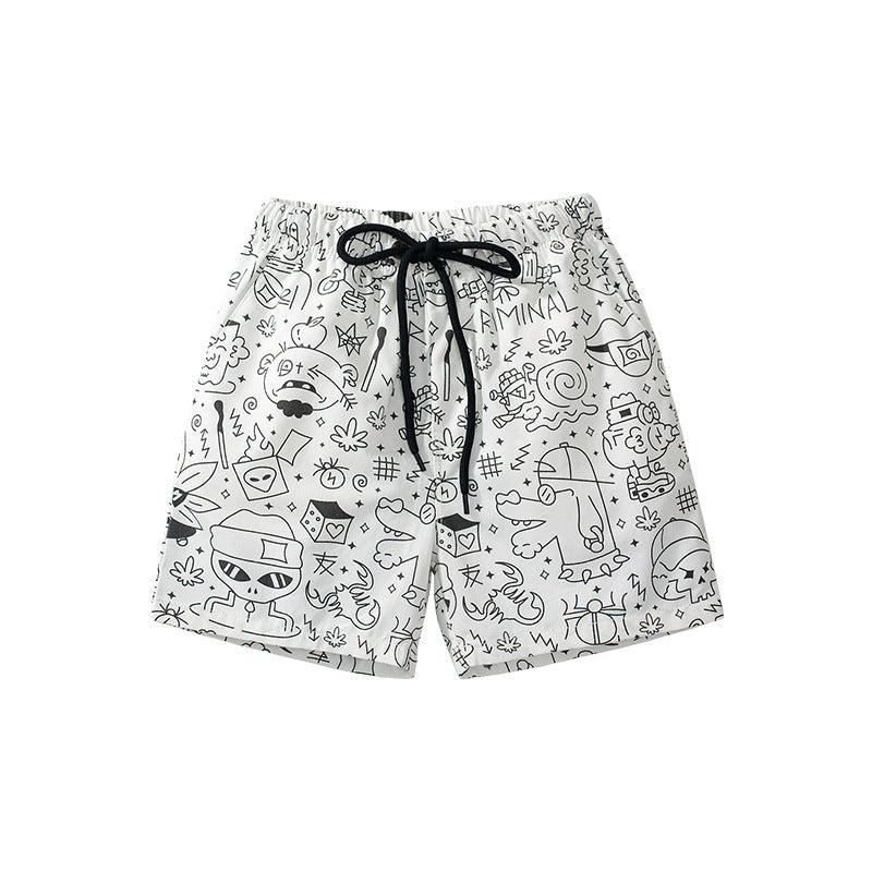 Boys' Trendy Pure Cotton Sports Shorts