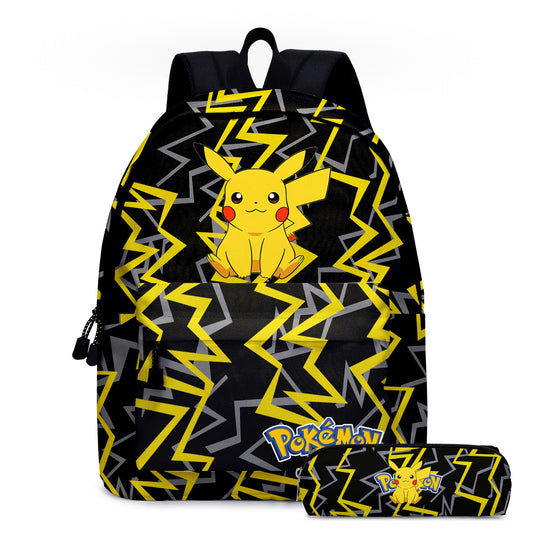 Pokemon Pikachu Children's Backpack Two-piece Set