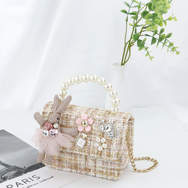 Bunny Faux Pearl Mini Cross-Body Bag