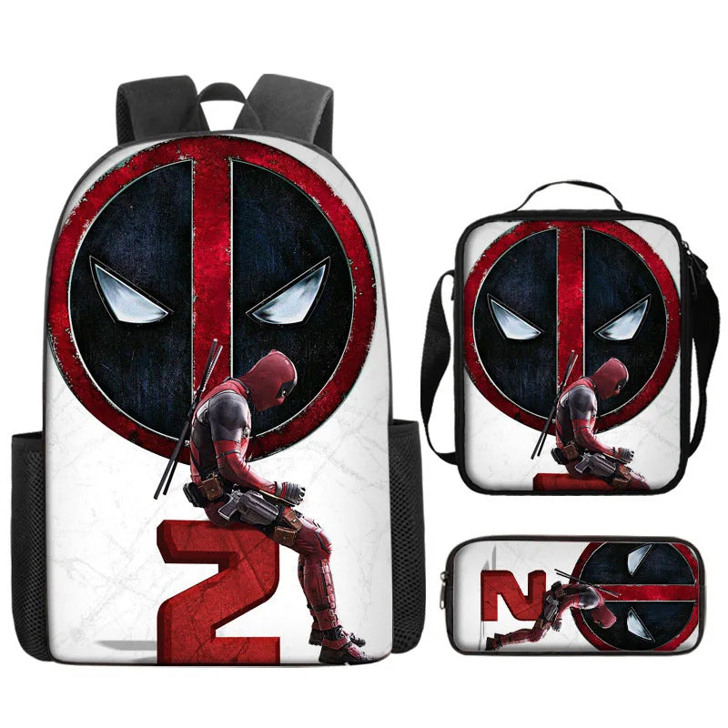 Spider Man Children's Backpack Three-Piece Set