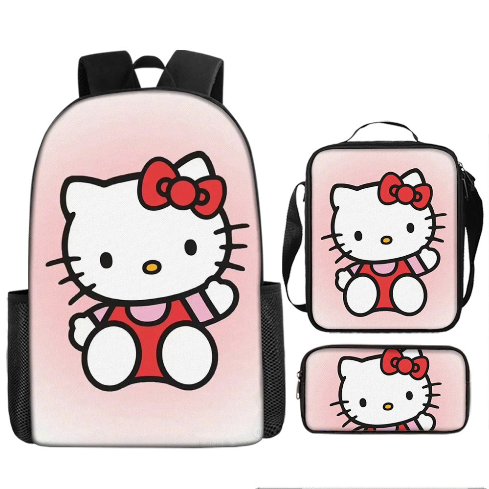 Hello Kitty Children's Backpack Three-Piece Set