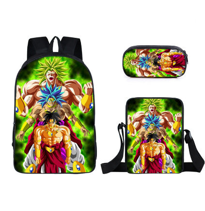 Dragon Ball Children's Backpack Three-Piece Set