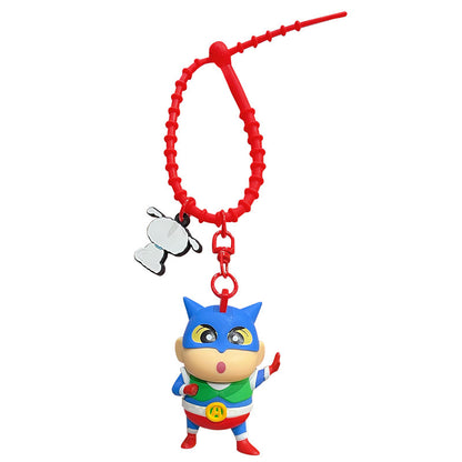 Cross dressing Crayon Shin chan Keychain Female Cute Fashion Couple Accessories Cute Keychain Backpack Pendant