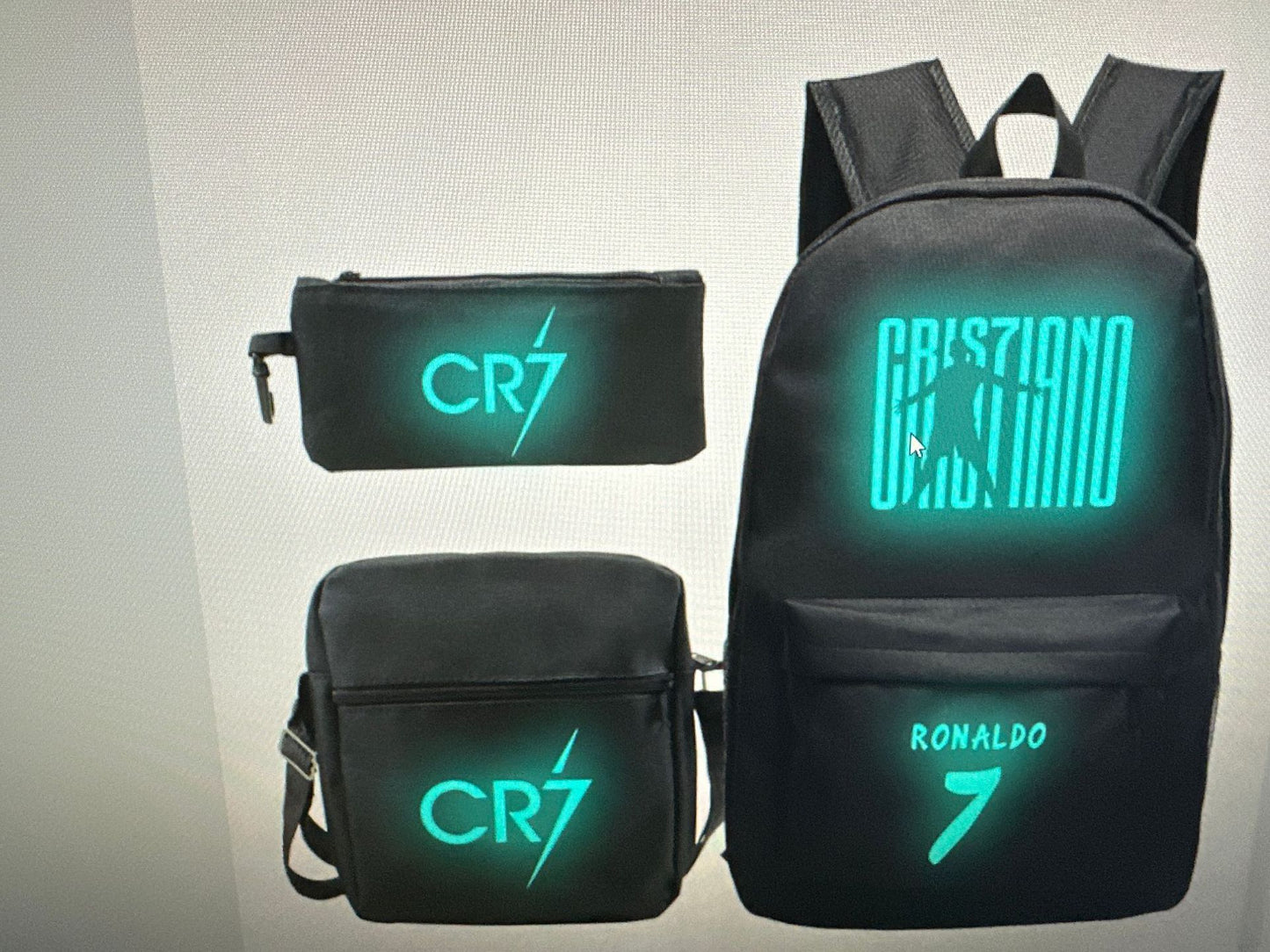 CR7C Children's Backpack Three-Piece Set