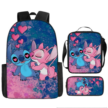 Stitch Children's Backpack Three-Piece Set