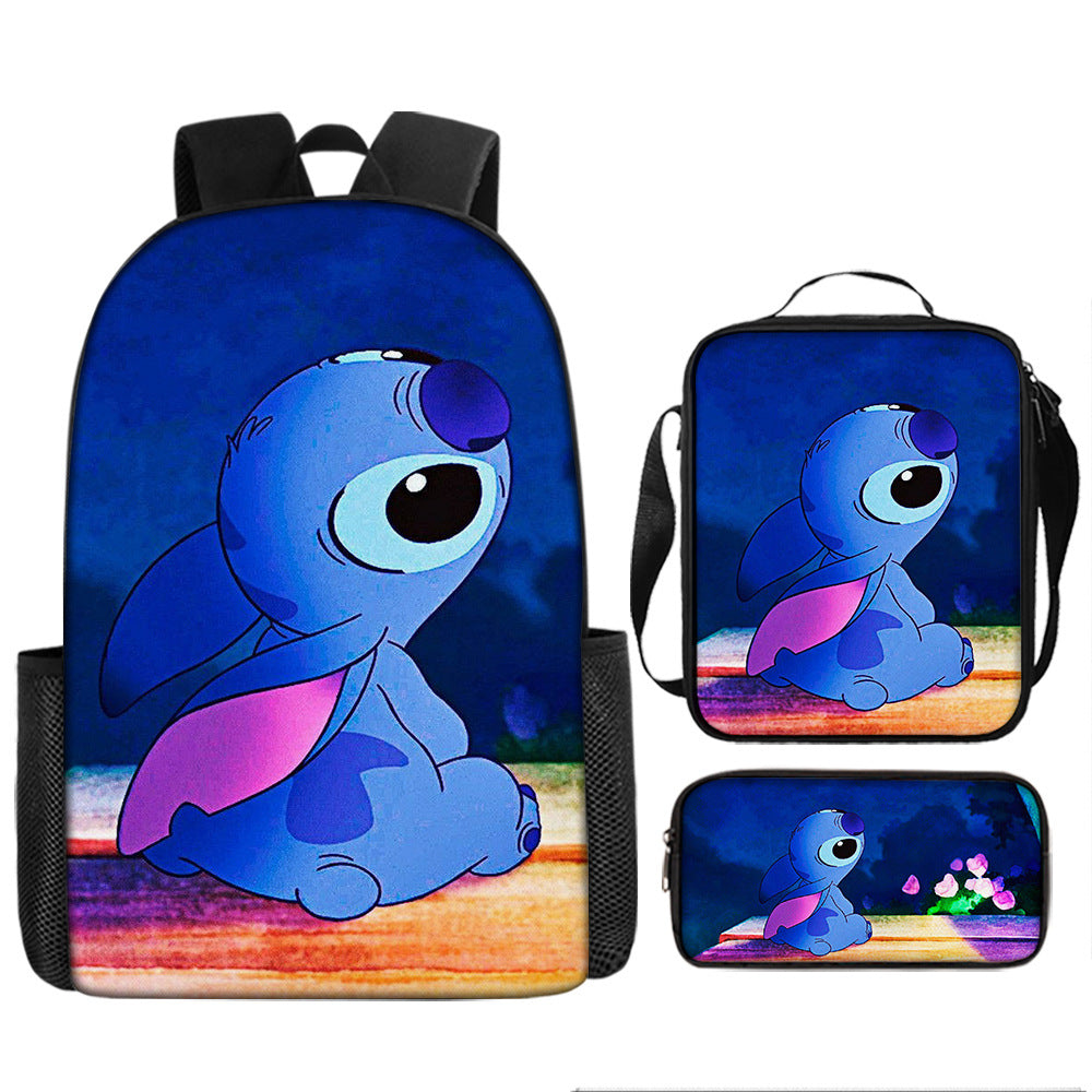 Stitch Children's Backpack Three-Piece Set