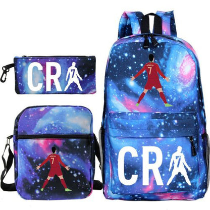 CR7C Children's Backpack Three-Piece Set