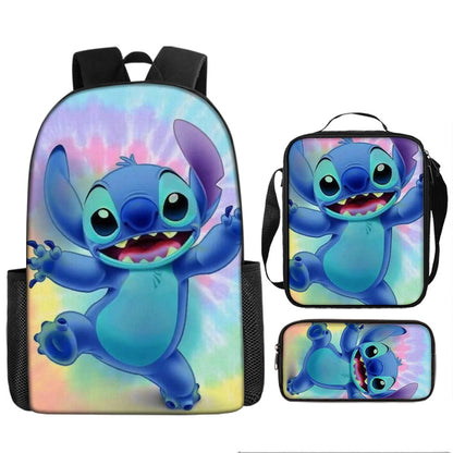 Stitch Children's Backpack Three-Piece Set