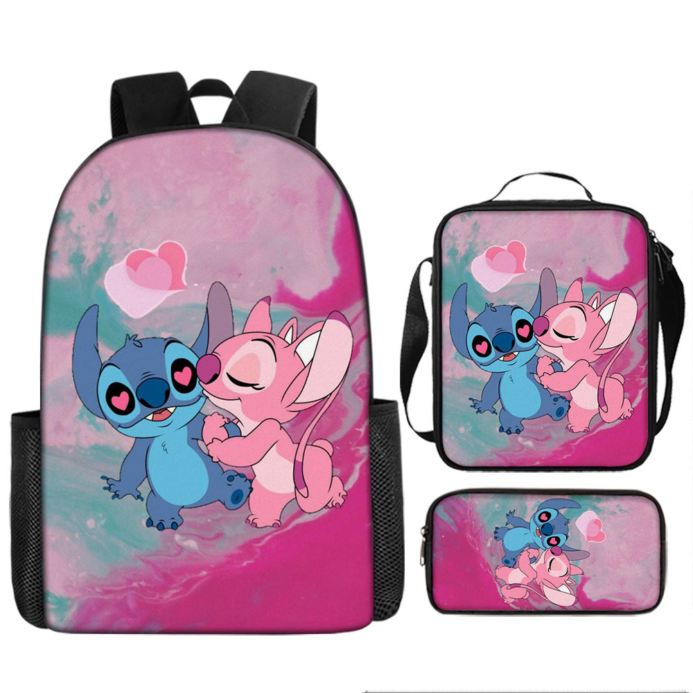 Stitch Children's Backpack Three-Piece Set