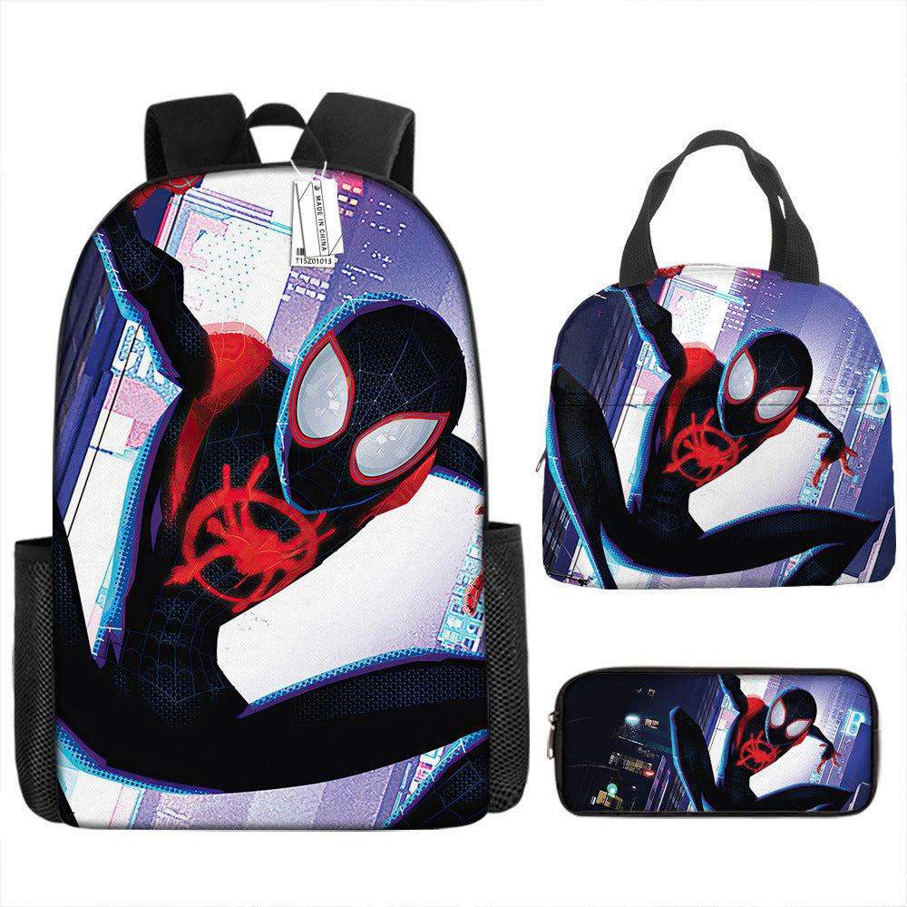 Spider Man Children's Backpack Three-Piece Set