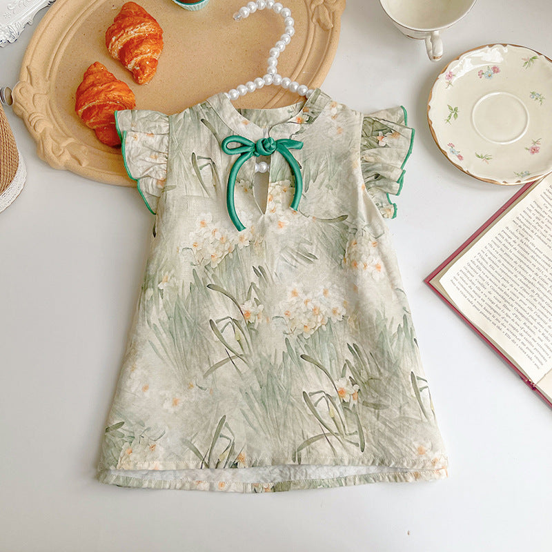 Baby Girl Chinese Style Onesie/Dress
