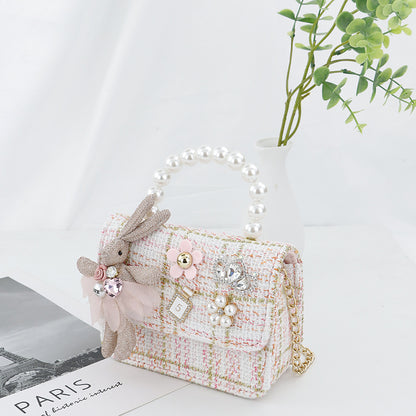 Bunny Faux Pearl Mini Cross-Body Bag