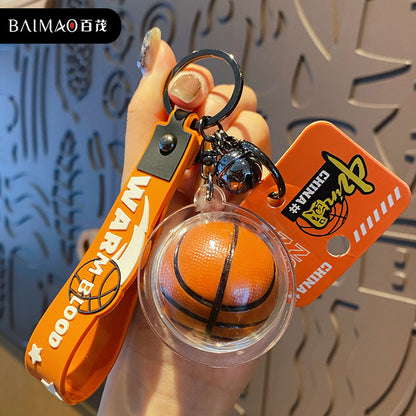 Street basketball keychains, trendy accessories for men, fashionable backpacks, pendants, cute and fun gifts, wholesale for men