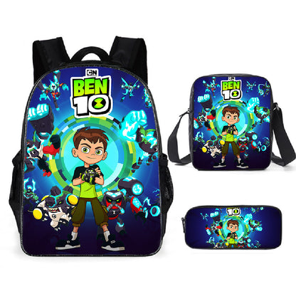 Ben 10 Children's Backpack Three-Piece Set