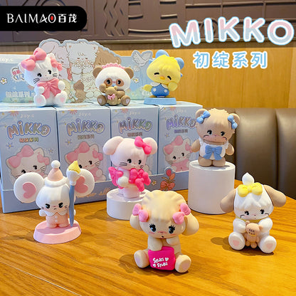 MIKKO's debut series surprise blind box trendy play cute cartoon figurines, dolls, ornaments for men and women