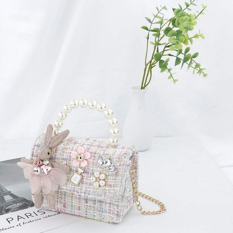 Bunny Faux Pearl Mini Cross-Body Bag