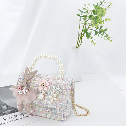 Bunny Faux Pearl Mini Cross-Body Bag